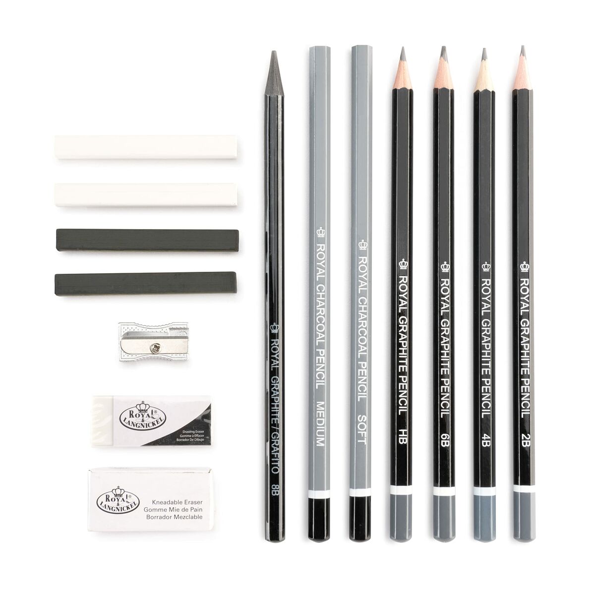 Ritningsset Royal & Langnickel SKETCHING 15 Delar - 3