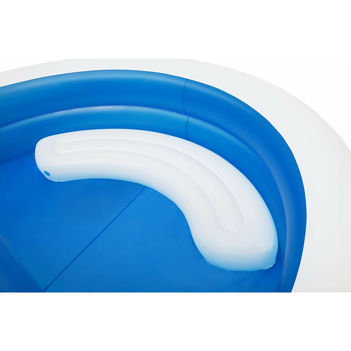 Bestway Uppblåsbar Pool 2 Kammare Parasoll 241x241x140 cm +6 År Trädgård 54337 - 4