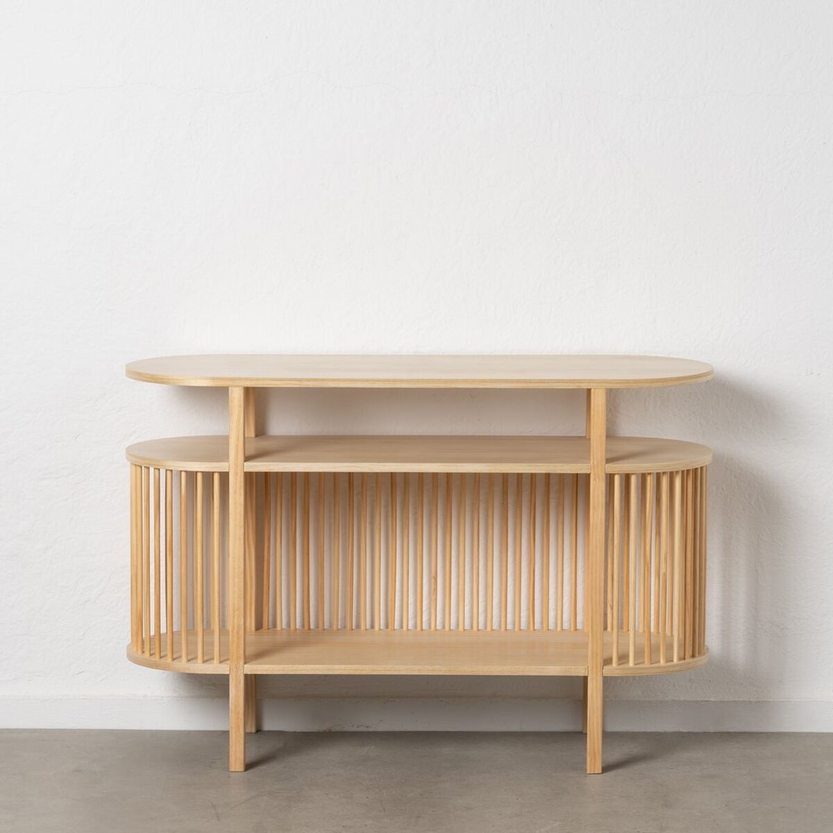 Skänk STICK Naturell furuträ Trä MDF 120 x 40 x 80 cm - 2