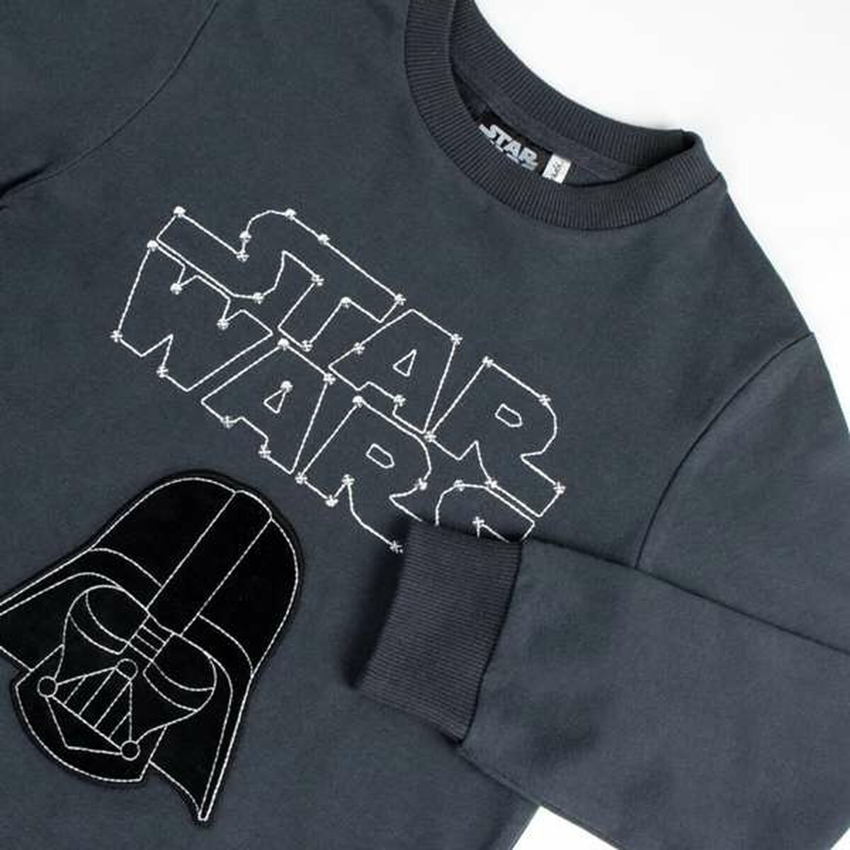 Tröja utan huva Barn Star Wars Mörkgrå - 3