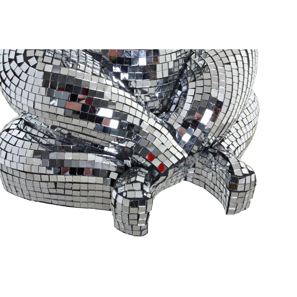Prydnadsfigur DKD Home Decor Silvrig Harts Gorilla (35 x 31 x 46 cm) - 3