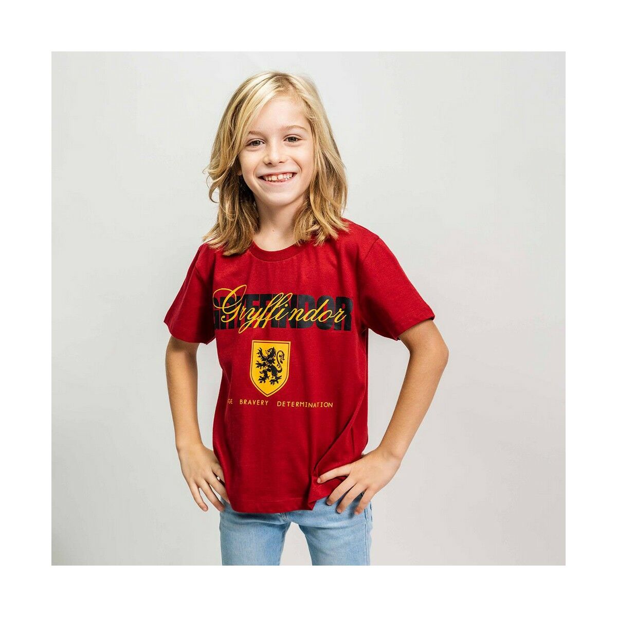 T-shirt med kortärm Harry Potter Röd - 4