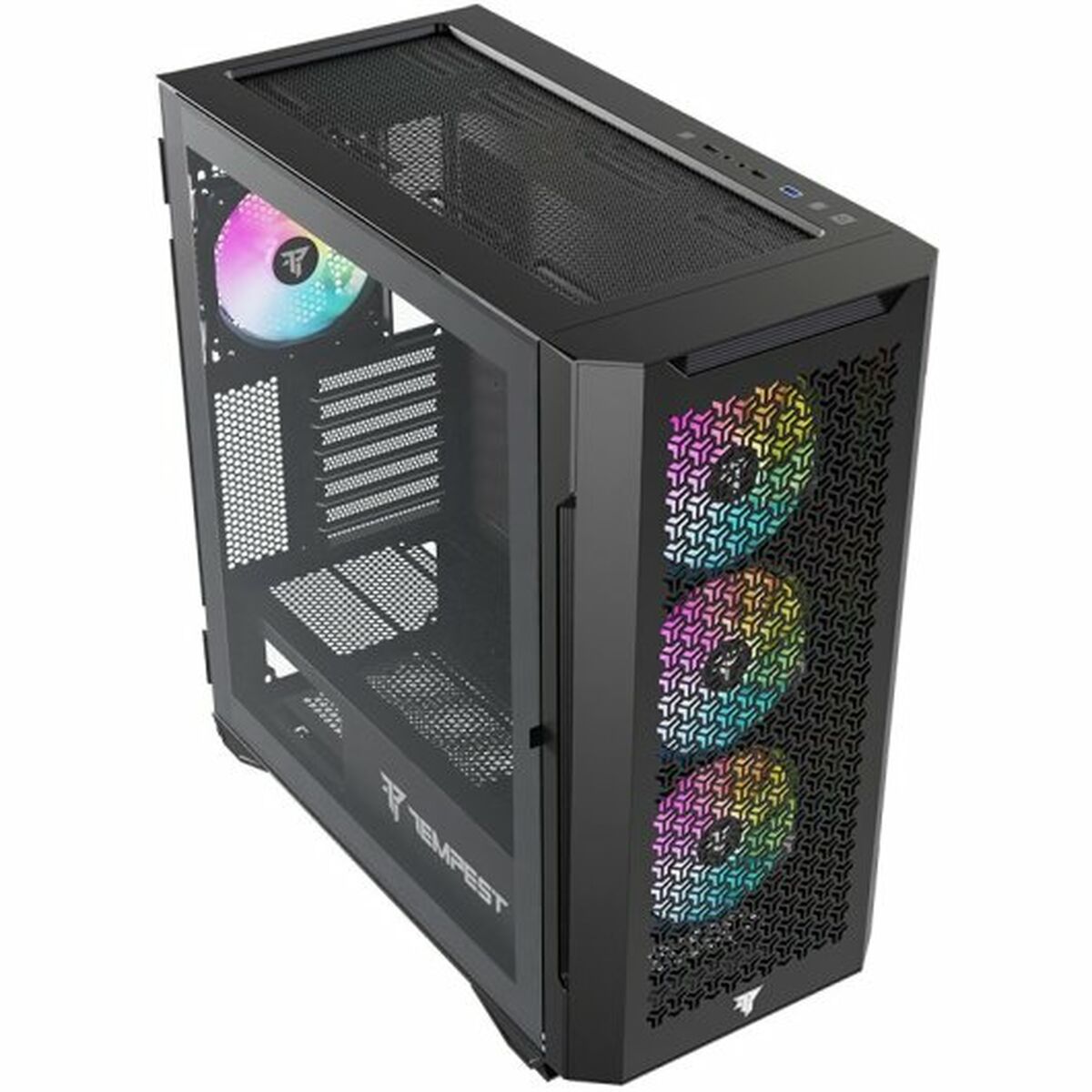 ATX Semitorn Tempest Bastion  Svart - 4