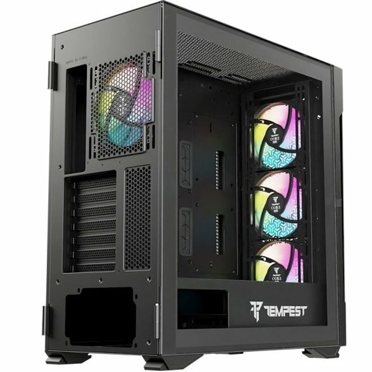 ATX Semitorn Tempest Bastion  Svart - 6