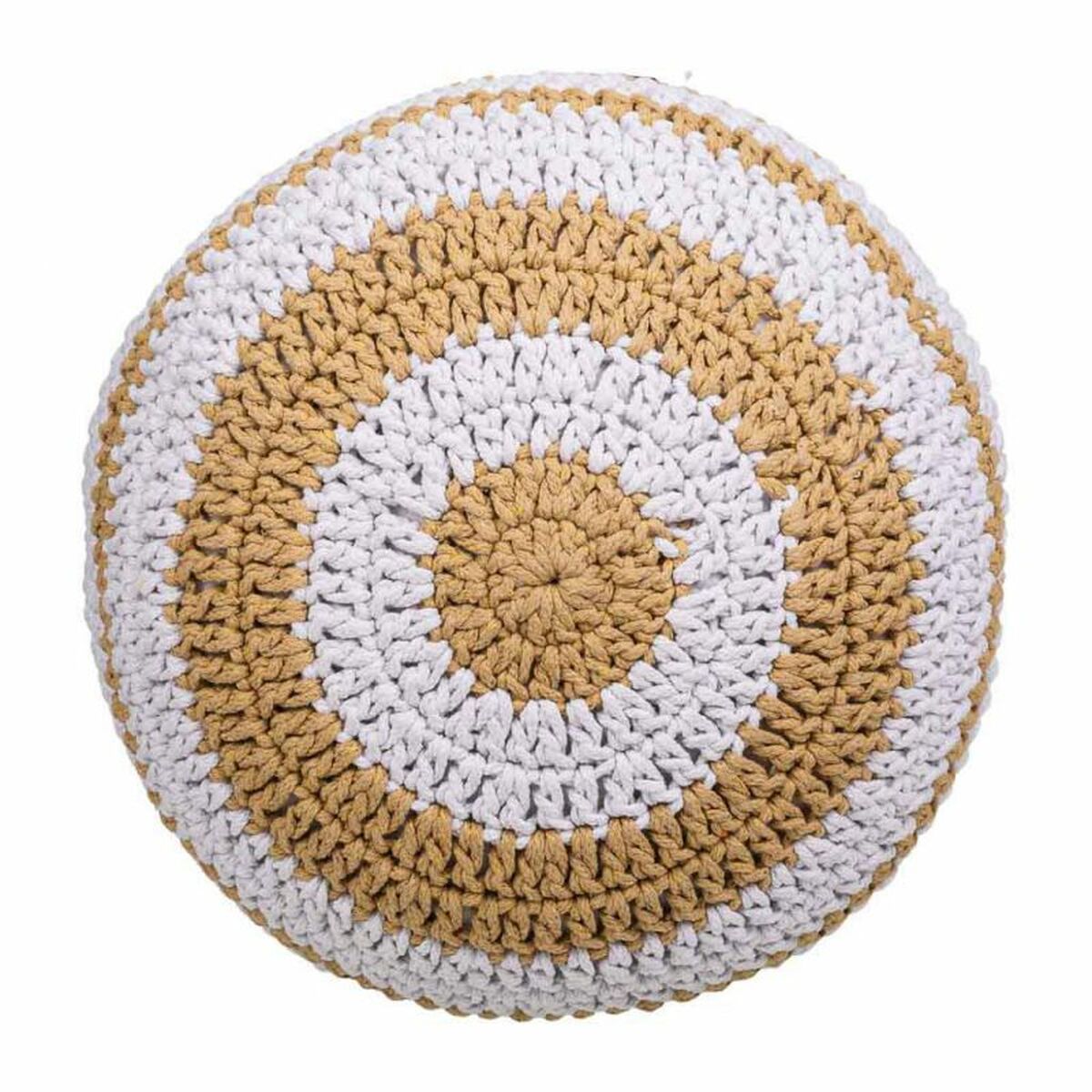 Puff Alexandra House Living Vit Brun polystyren 45 x 30 x 45 cm - 4