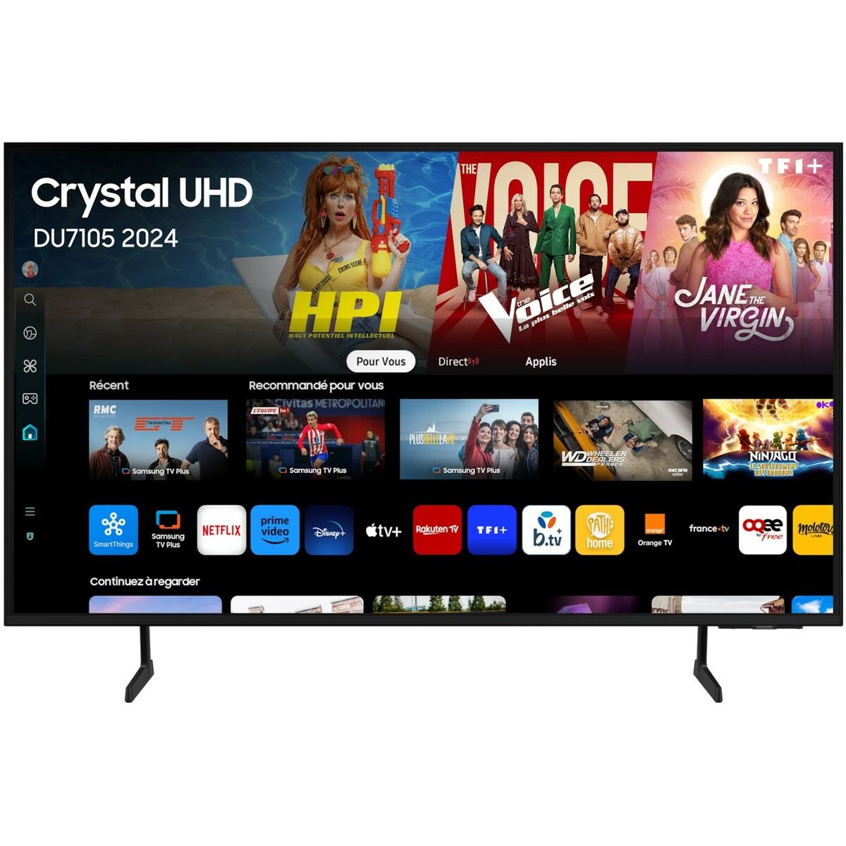 Smart TV Samsung TU43DU7105KXXC 4K Ultra HD 43" LED HDR HDR10+