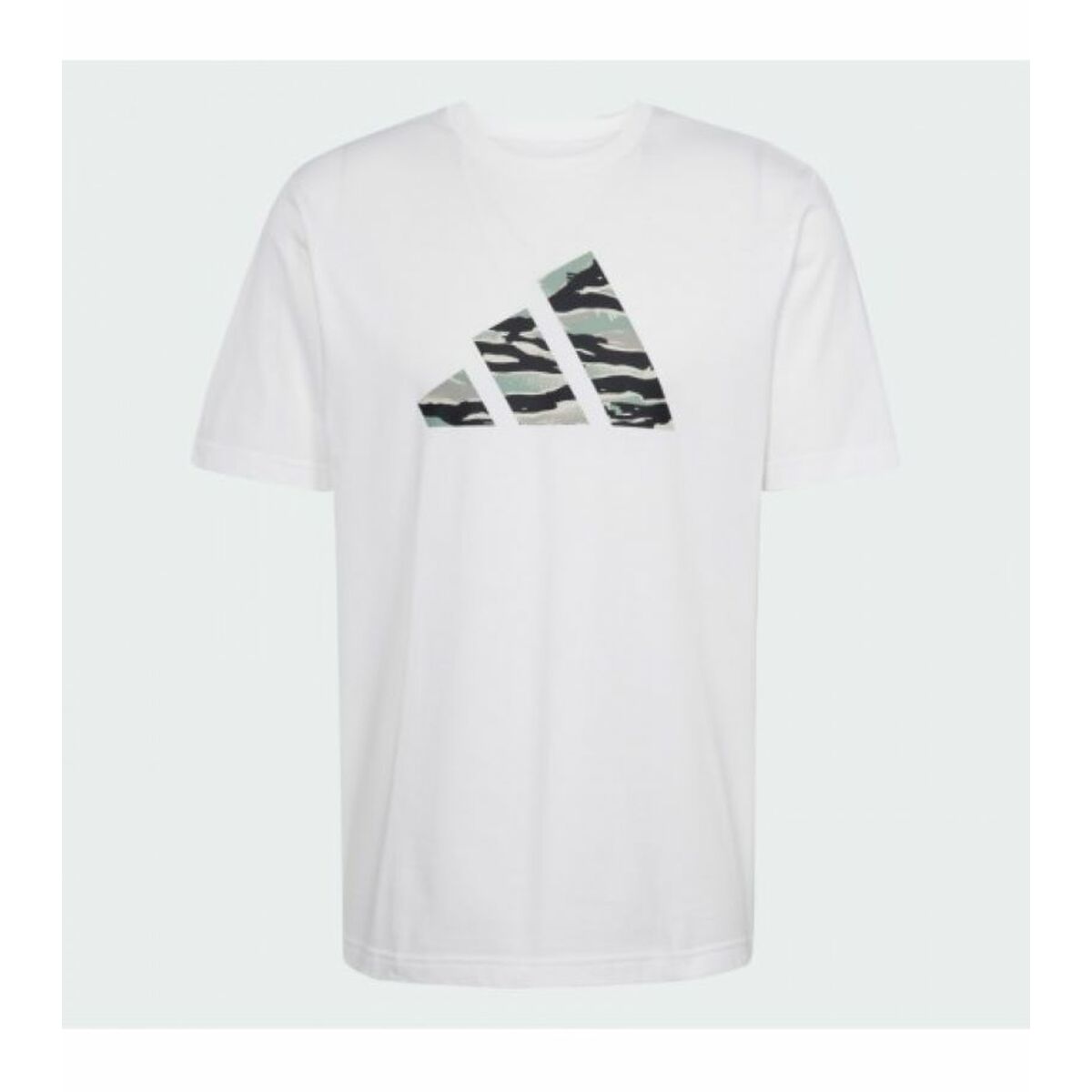 T-shirt med kortärm Herr Adidas M C CAMO LOGO T JI6770 Vit - 2