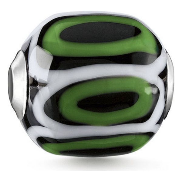 Dampärlor Thomas Sabo K0253-017-6 Grön 1,1 cm