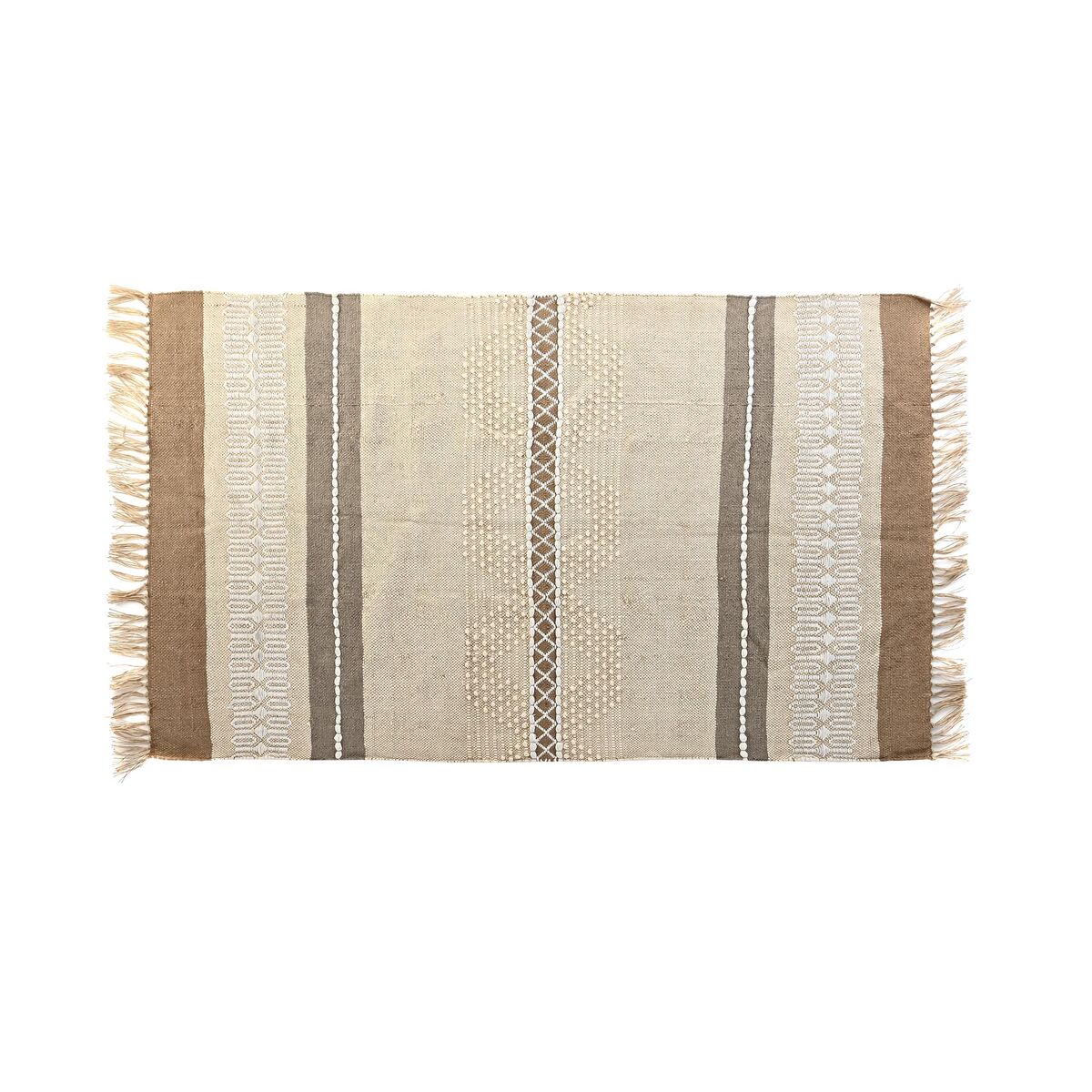 Matta DKD Home Decor Brun Polyester Bomull (117 x 198 x 0,7 cm) - 5