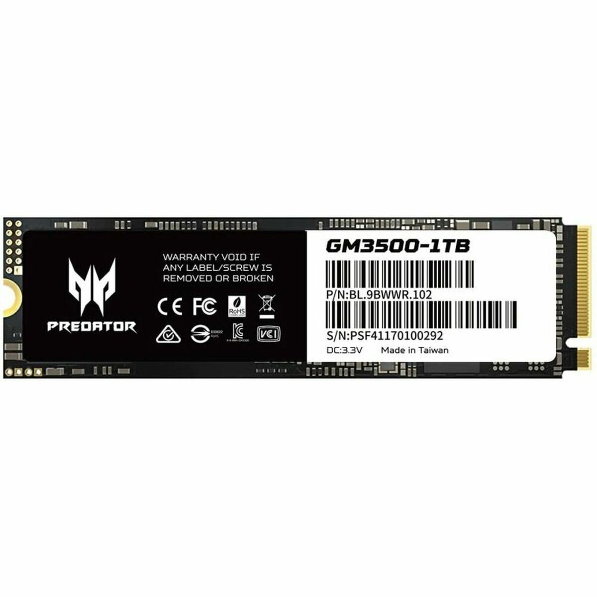 Hårddisk Acer GM-3500 1 TB SSD - 2
