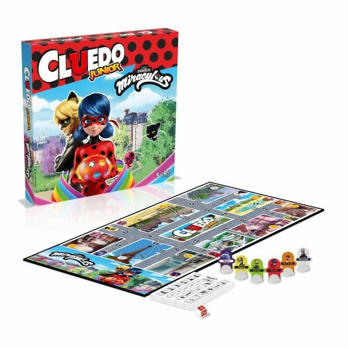 Sällskapsspel Winning Moves CLUEDO JUNIOR MIRACULOUS (FR) - 2