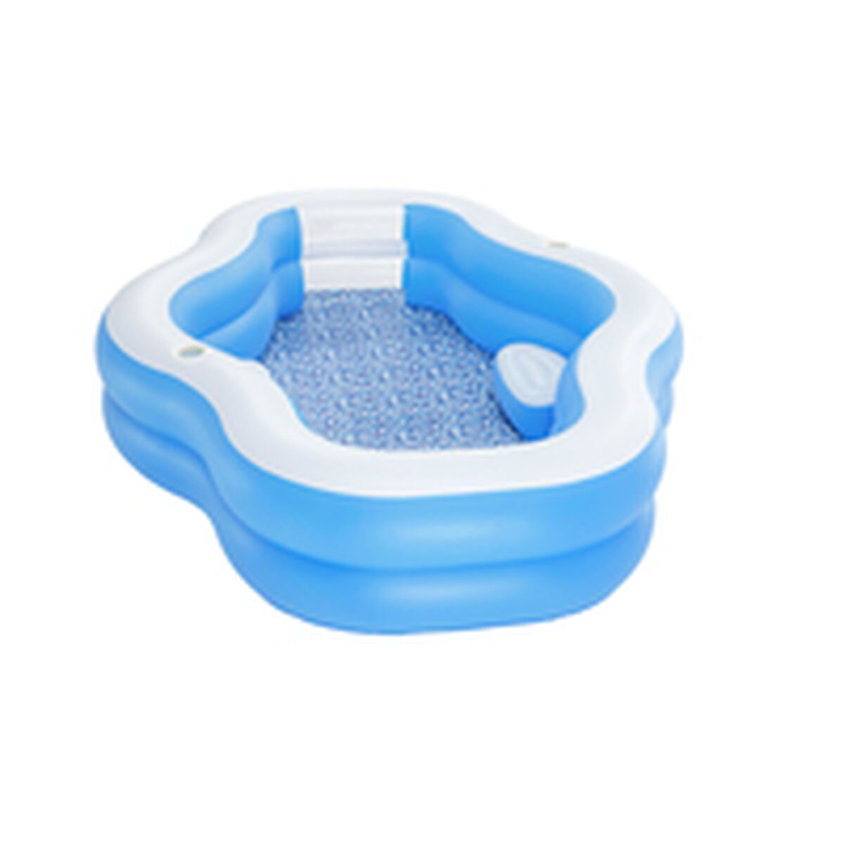 Bestway Uppblåsbar Familjepool 270x198x51 cm +6 År Trädgård 54409 - 7