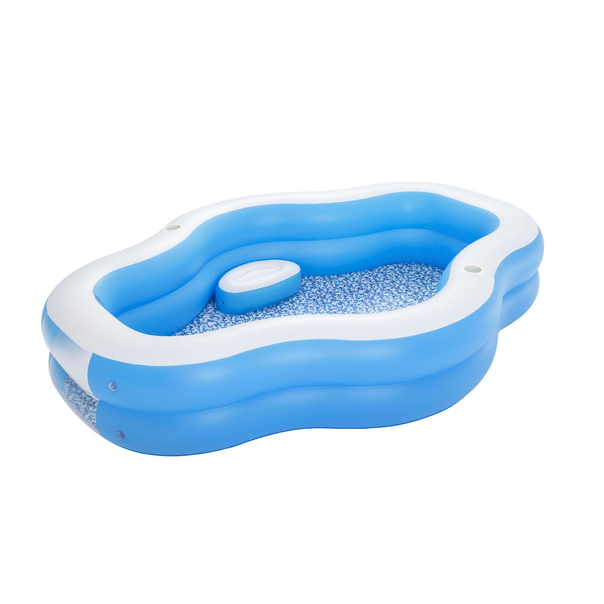 Bestway Uppblåsbar Familjepool 270x198x51 cm +6 År Trädgård 54409 - 5