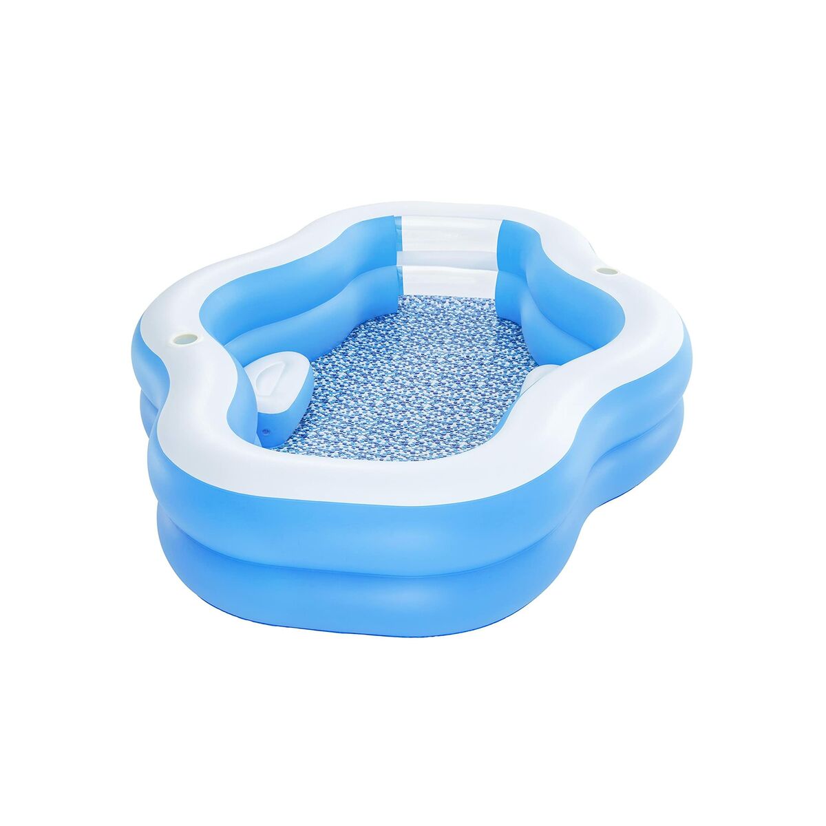 Bestway Uppblåsbar Familjepool 270x198x51 cm +6 År Trädgård 54409 - 2