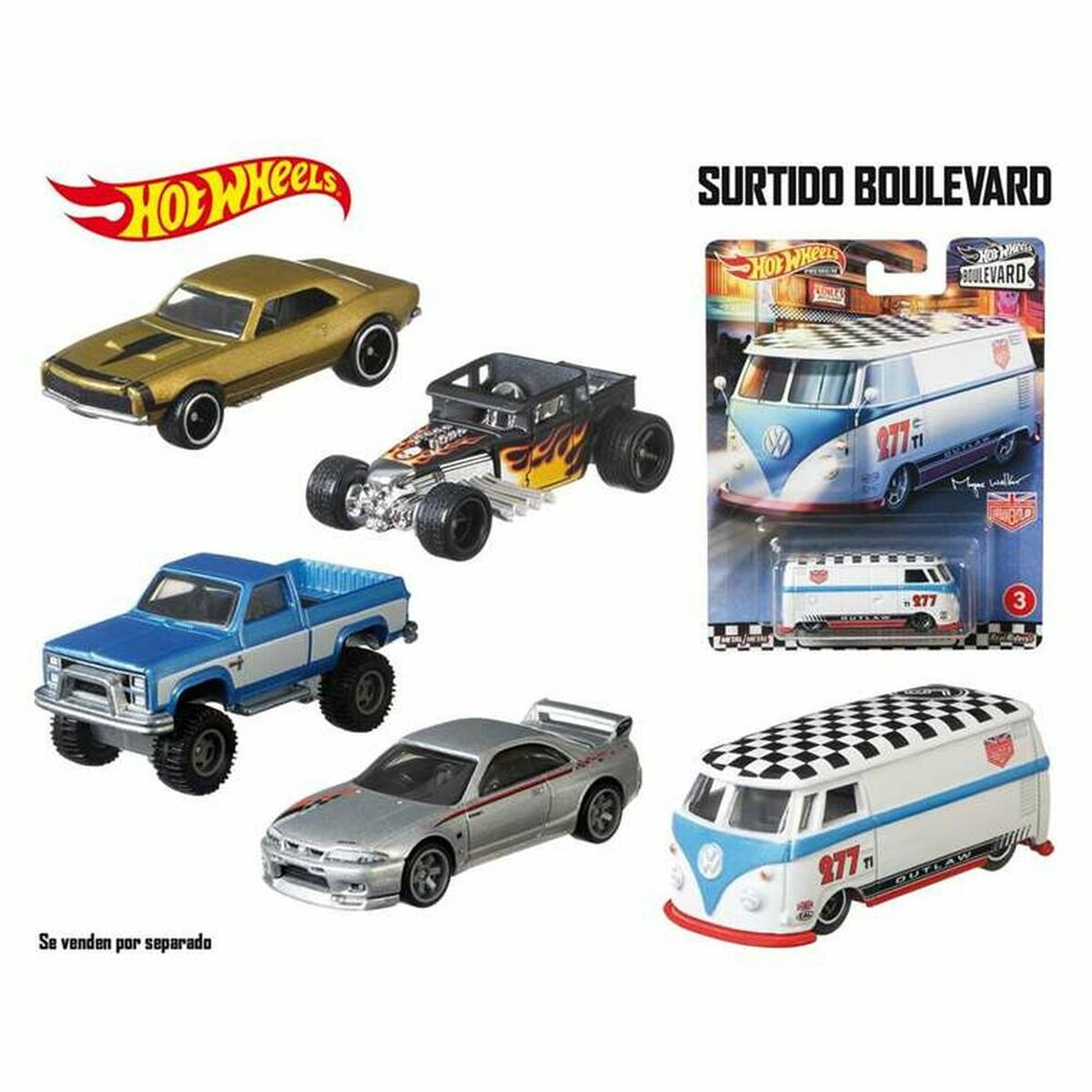Liten leksaksbil Hot Wheels Boulevard 1:64 - 2