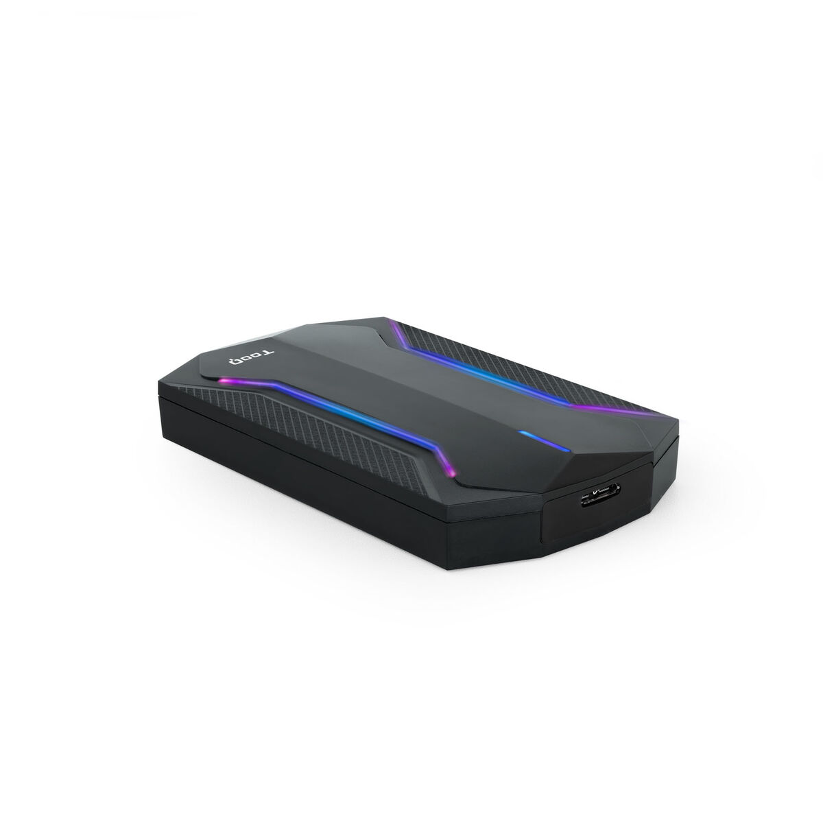 Hårddiskkabinett TooQ TQE-2599RGB Svart 2,5" - 4