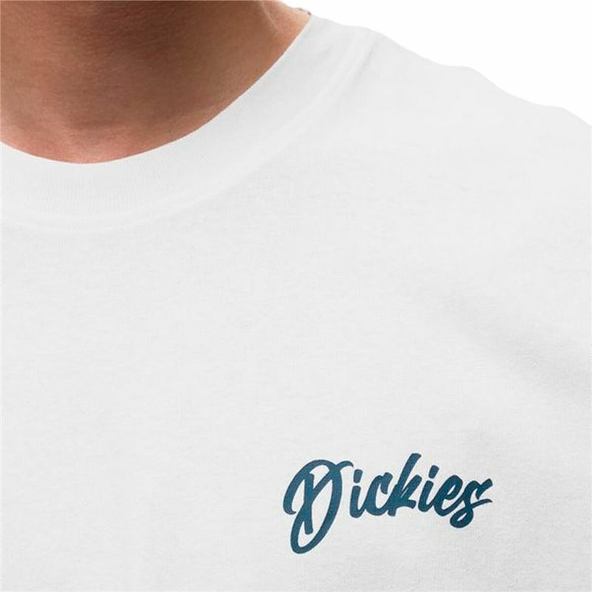 T-shirt med kortärm Herr Dickies Dighton Vit - 2