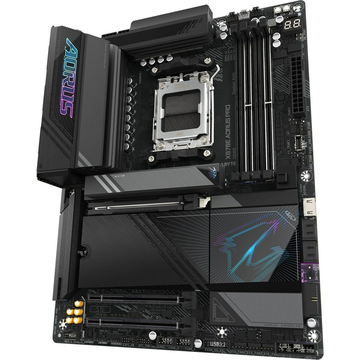 Moderkort Gigabyte X870E AORUS PRO AMD AMD X870E (AMD) (AMD X870E) AMD AM5 (AMD AM5) - 2