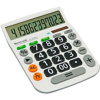 Kalkylator Bismark CD-2648T Vit