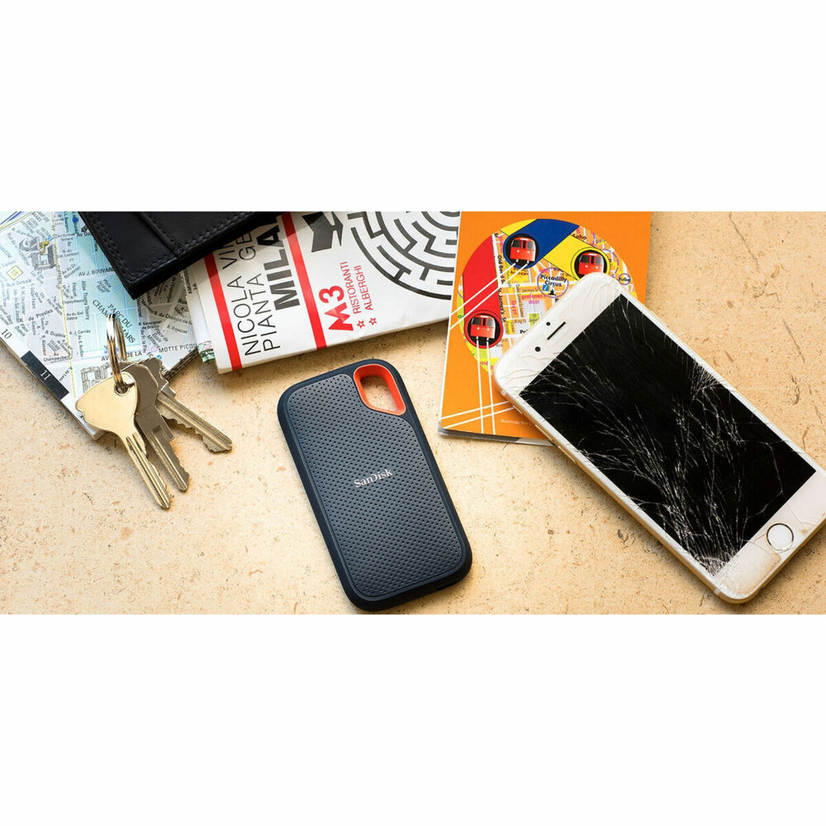 Hårddisk SanDisk SDSSDE61-2T00-G25 2 TB 2 TB SSD - 2
