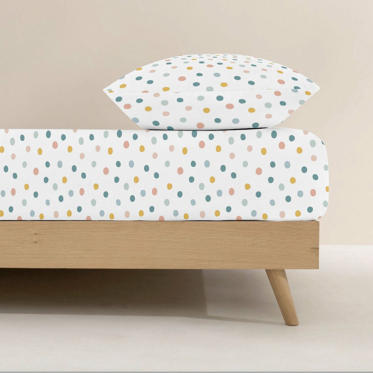 Inpassat underlakan Kids&Cotton Kibo Multicolour 105 x 200 cm - 2