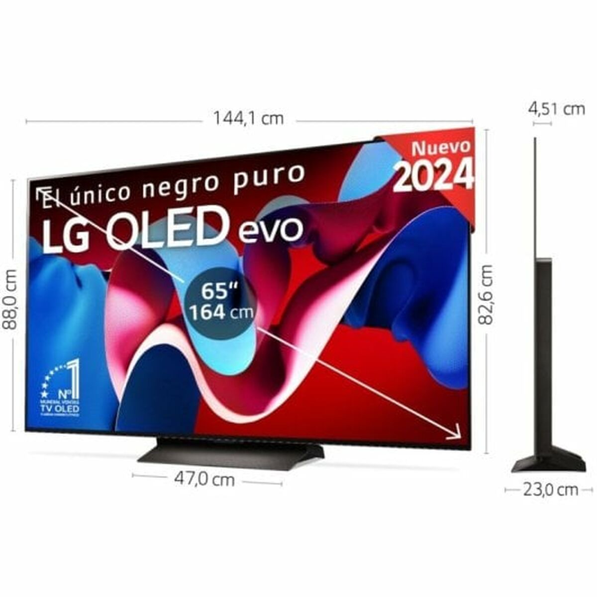 Smart TV LG OLED65C44LA.AEU 4K Ultra HD 65" OLED - 3