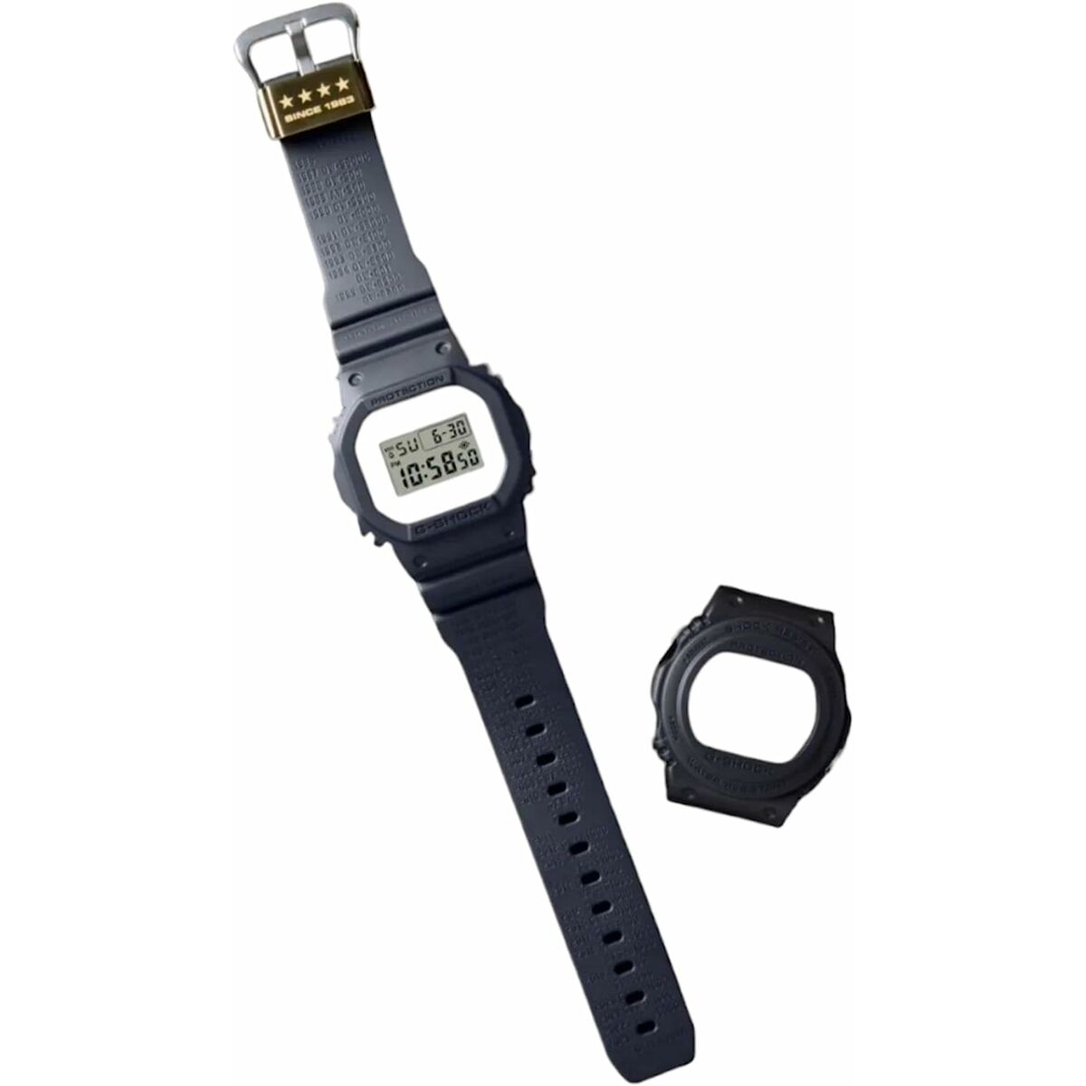 Unisexklocka Casio G-Shock THE ORIGIN - REMASTER BLACK SERIE 40TH ANNIVERSARY BY ERIC HAZE (2 BEZELS) - 5