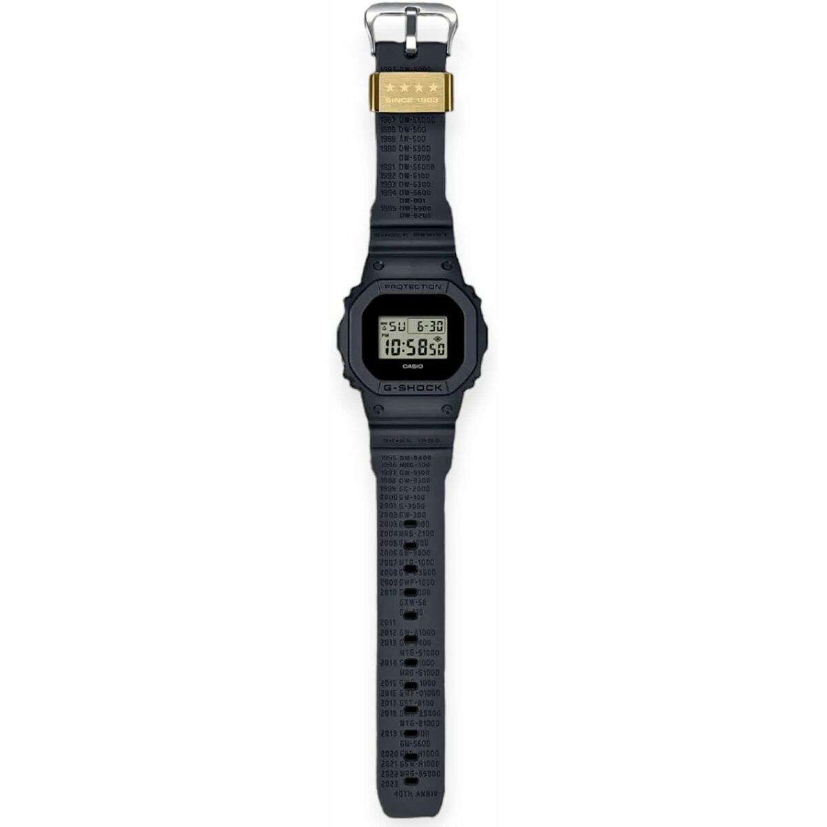 Unisexklocka Casio G-Shock THE ORIGIN - REMASTER BLACK SERIE 40TH ANNIVERSARY BY ERIC HAZE (2 BEZELS) - 6