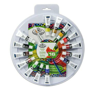 Acrylic Paint Set Royal & Langnickel 16 Delar Multicolour