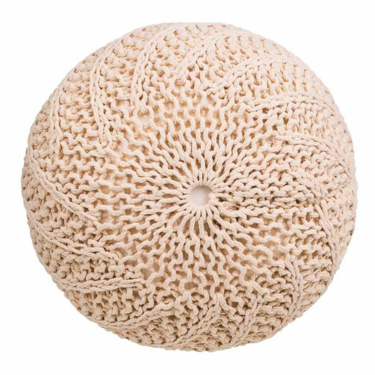 Puff Alexandra House Living Kräm polystyren 45 x 30 x 45 cm - 5