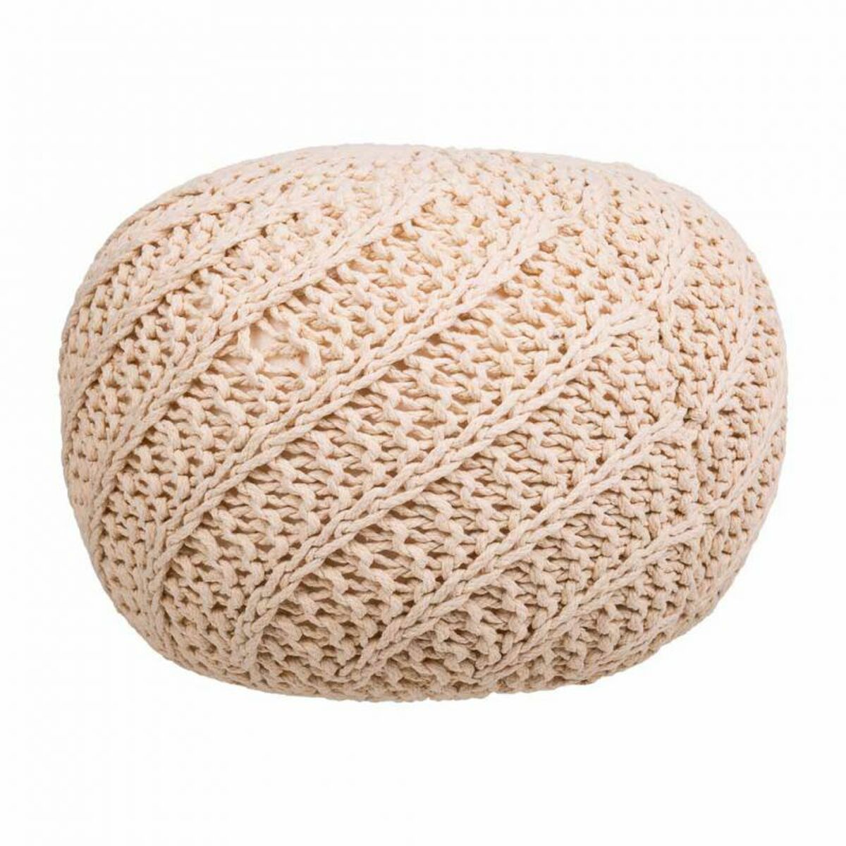 Puff Alexandra House Living Kräm polystyren 45 x 30 x 45 cm - 3