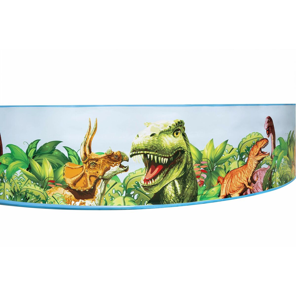 Bestway Styv Barn Pool PVC Dinosaurier 244x46 cm +3 År Trädgård 55001 - 8