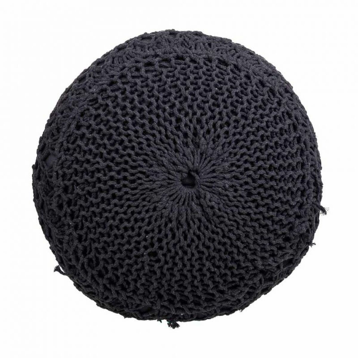 Puff Alexandra House Living Mörkgrå polystyren 45 x 30 x 45 cm - 4