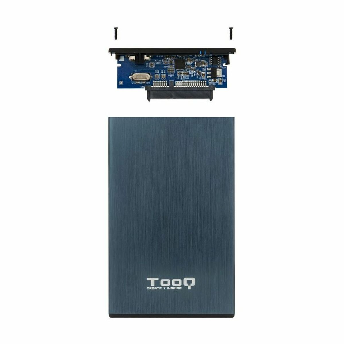 Hårddiskkabinett TooQ TQE-2527PB Svart 2,5" - 2