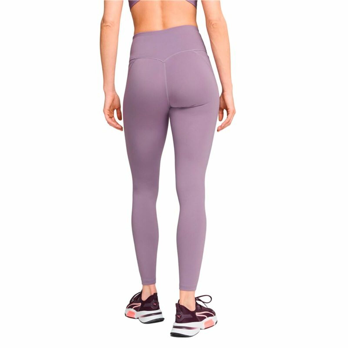 Sport-leggings, Dam Puma Cloudspun Soft Hw Fl Tight Purpur - 4