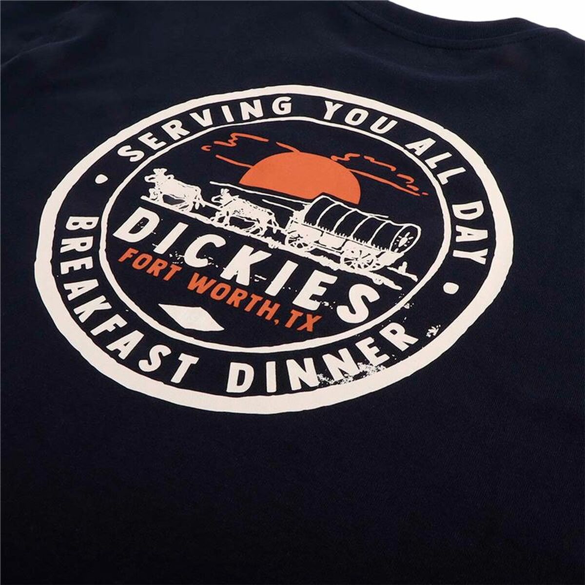 T-shirt med kortärm Herr Dickies Greensburg Svart - 3
