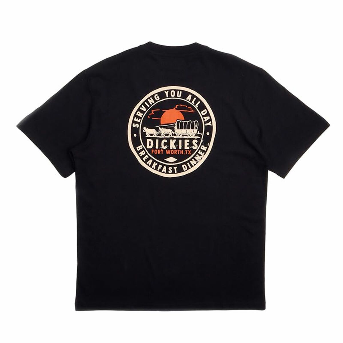 T-shirt med kortärm Herr Dickies Greensburg Svart - 4