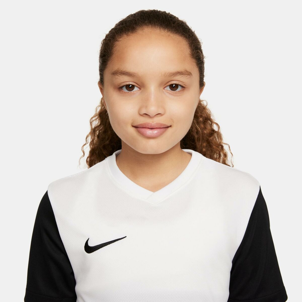 Barn T-shirt med kortärm Nike TIEMPO PREMIER 2 TEE DH8389 100 Vit - 3