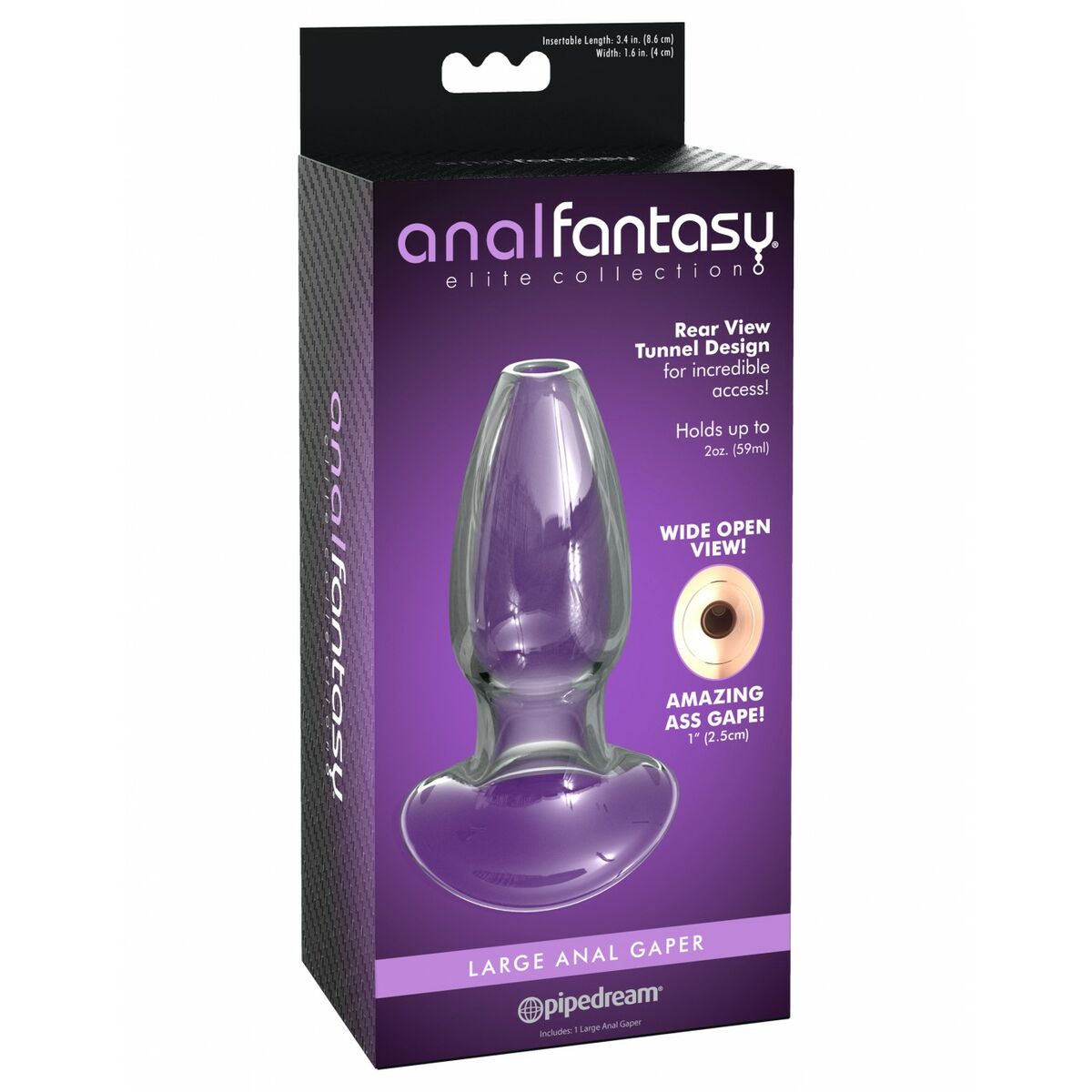 Analplugg Pipedream Transparent - 2