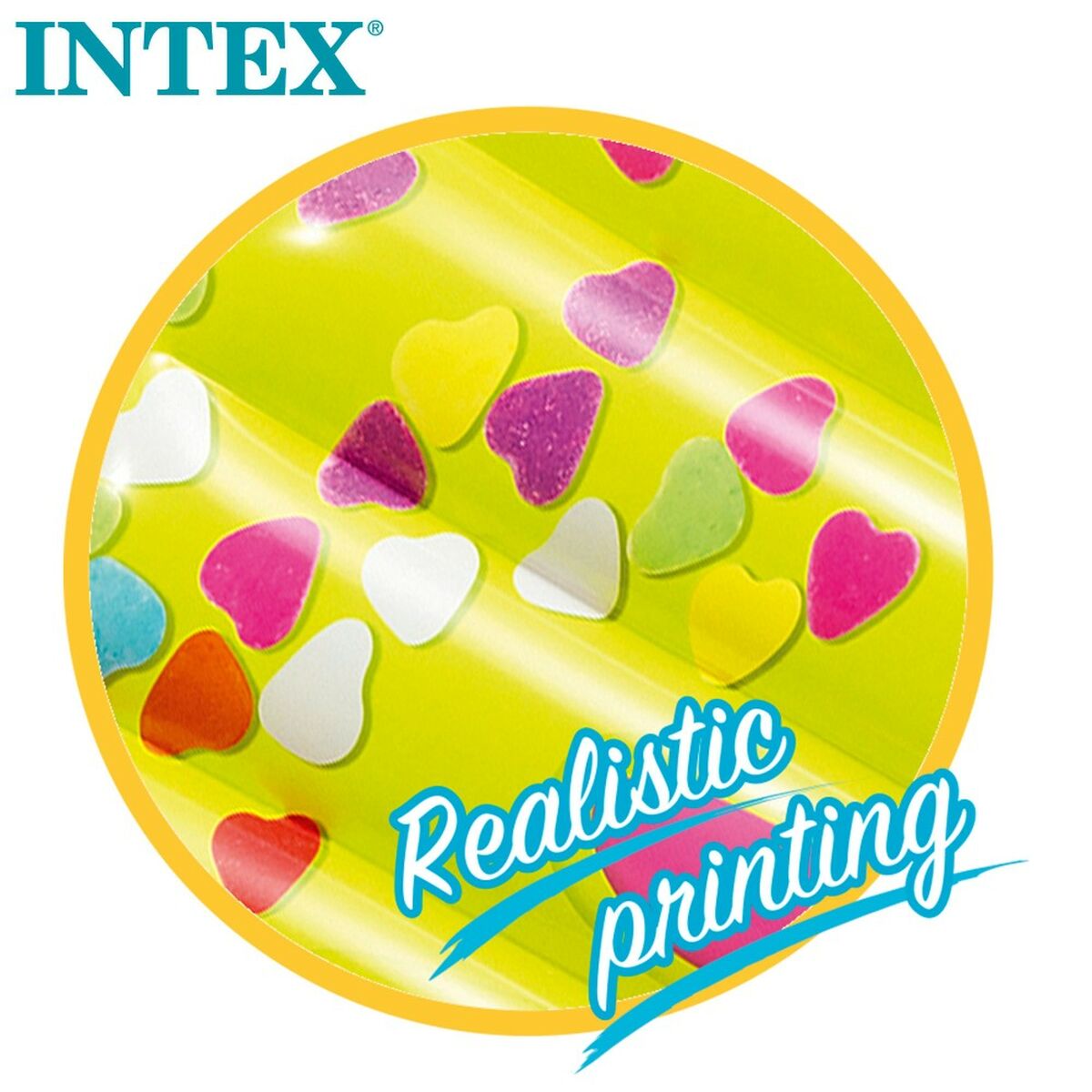 Luftmadrass Intex Glass Rosa 76 x 20 x 191 cm (6 antal) - 3