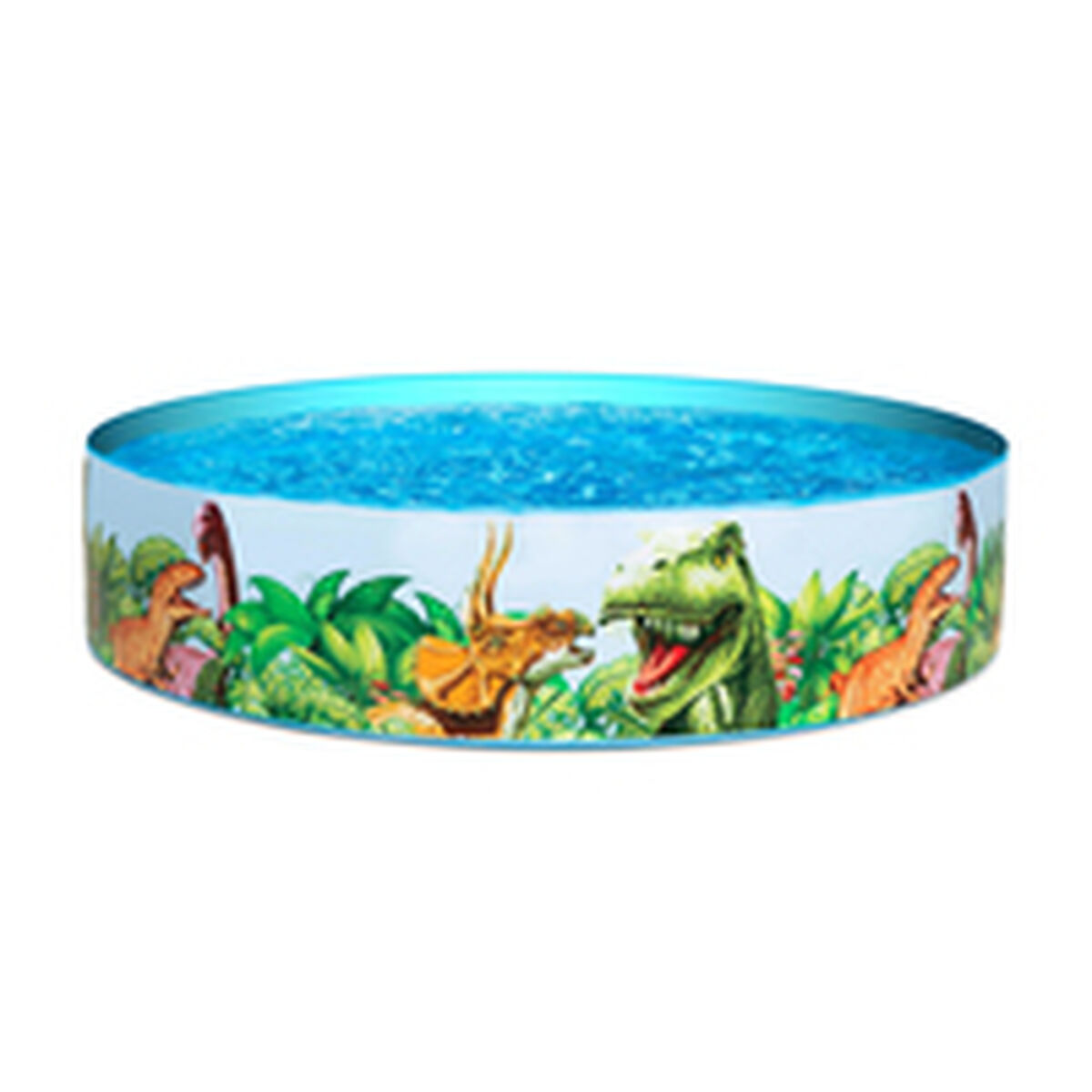Bestway Hård Barnpool PVC Dinosaurier 183x38 cm +2 År Trädgård 55022 - 8
