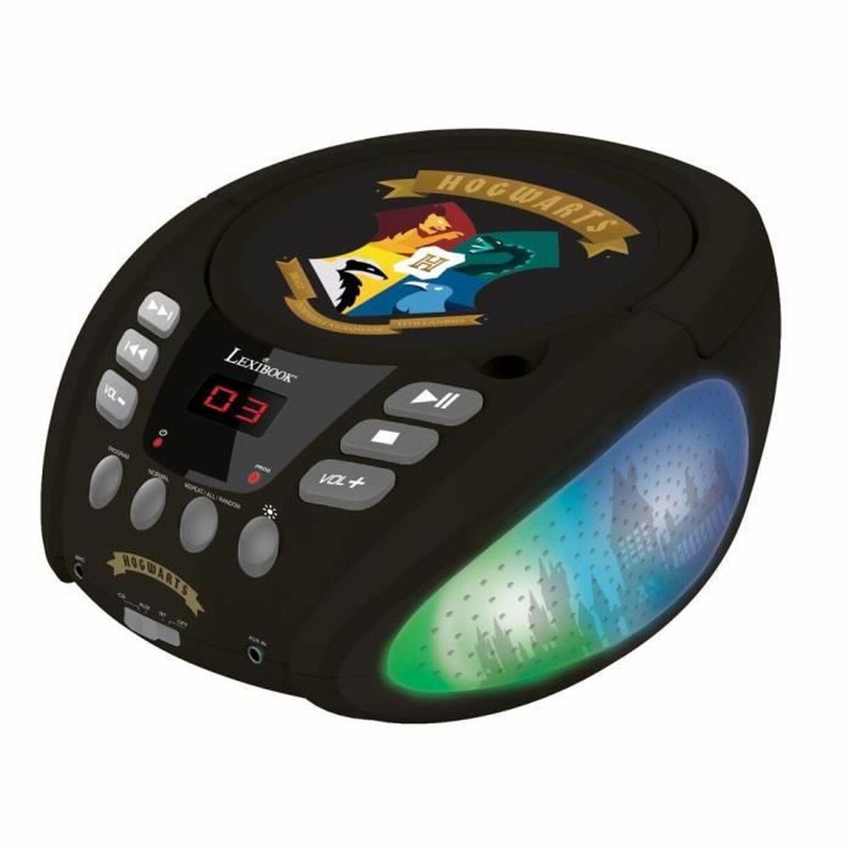 CD/MP3-spelare Lexibook Harry Potter - Hogwarts Bluetooth 5.0 Svart - 2