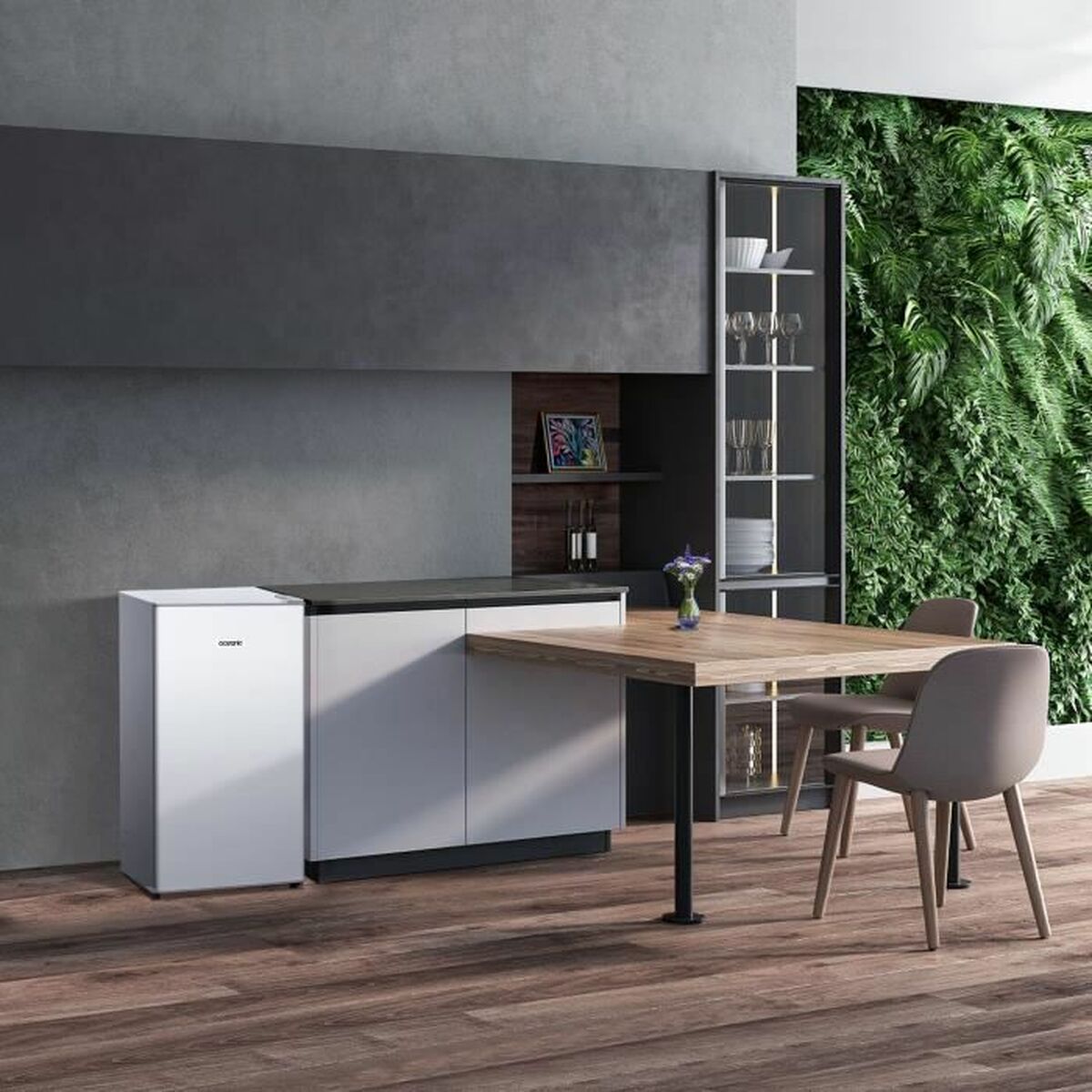 Minikylskåp Oceanic Vit 90 L - 6
