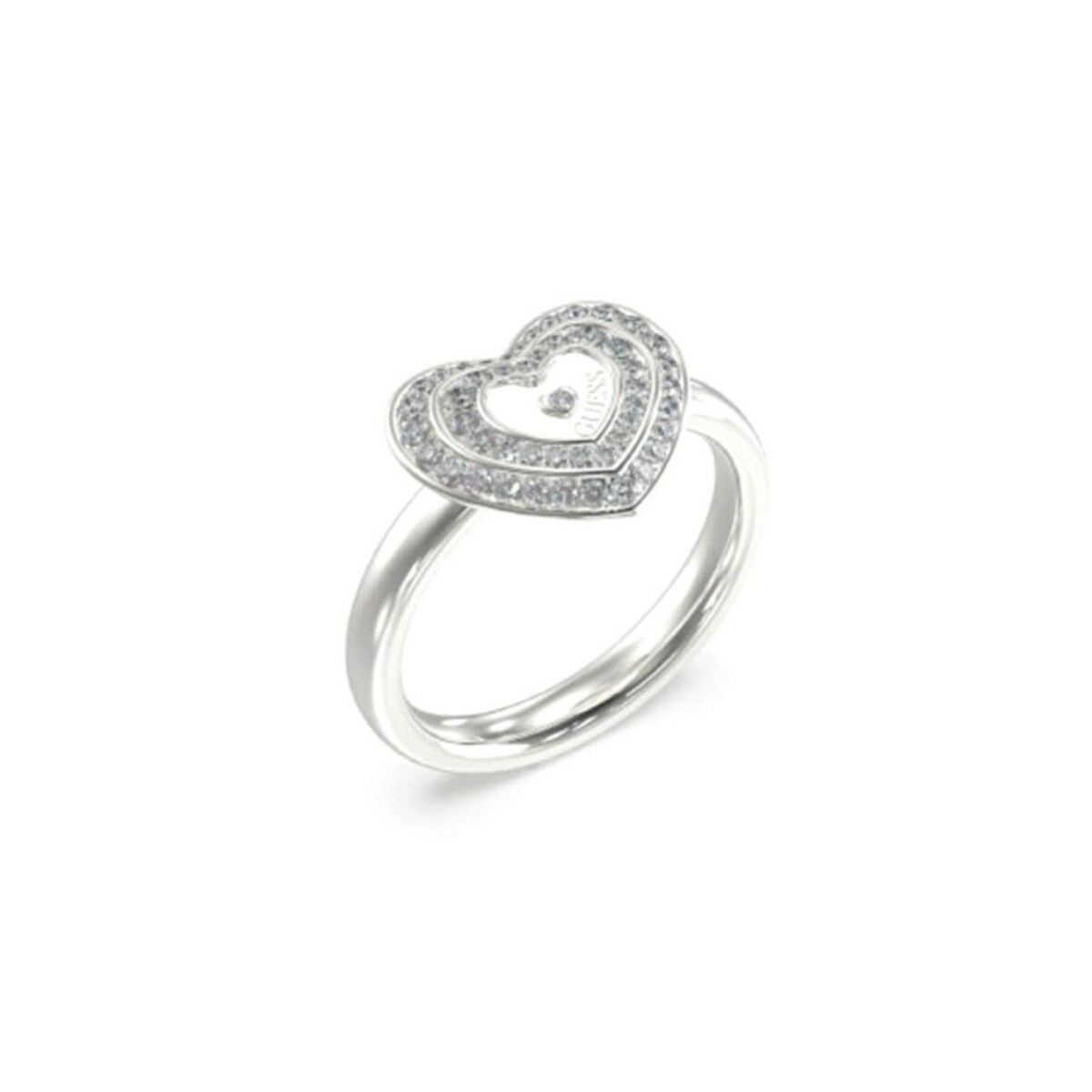 Damring Guess JUBR04034JWRH52 Silvrig