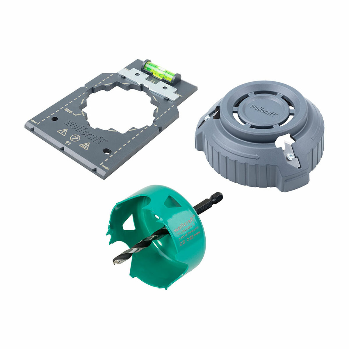 Installationssats Wolfcraft  5897000 Kopplingsdosa - 2