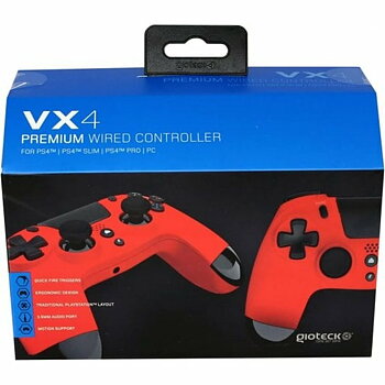 Spelkontroll GIOTECK VX4PS4-43-MU Röd Bluetooth PC
