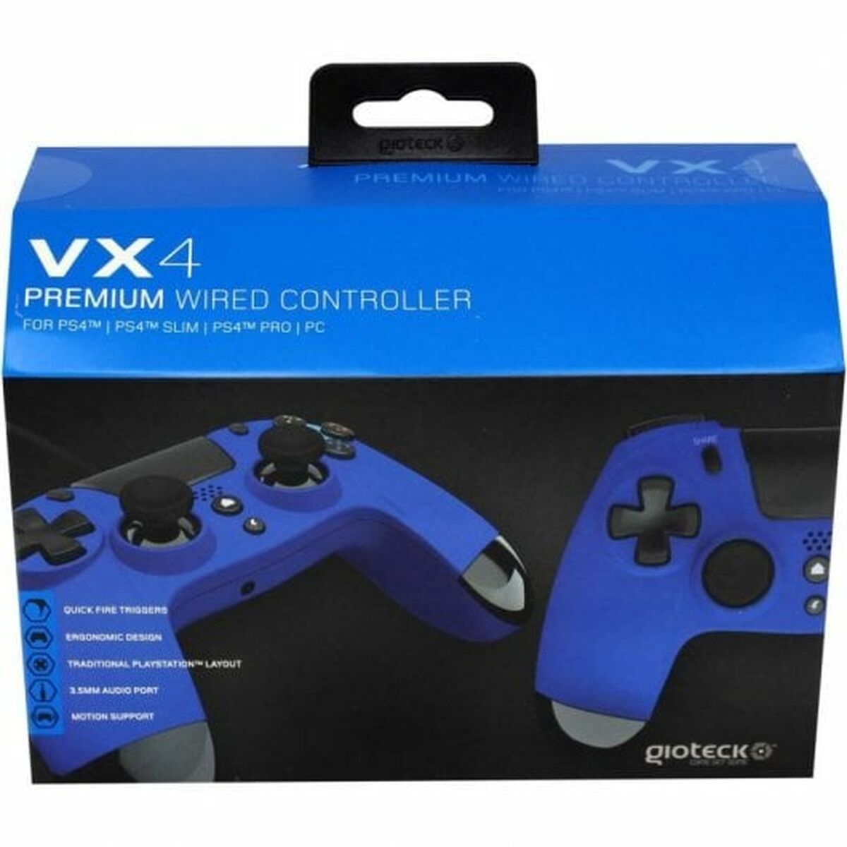 Spelkontroll GIOTECK VX4PS4-42-MU Blå Bluetooth PC - 2