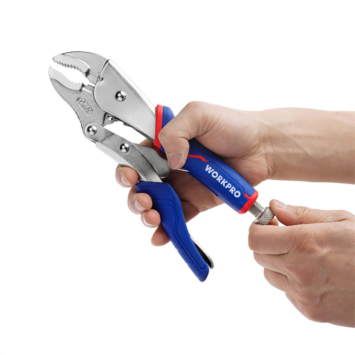 Låstång Workpro pro cr-m Resistent Justerbar Justerbart Handtag i två material 250 mm - 2