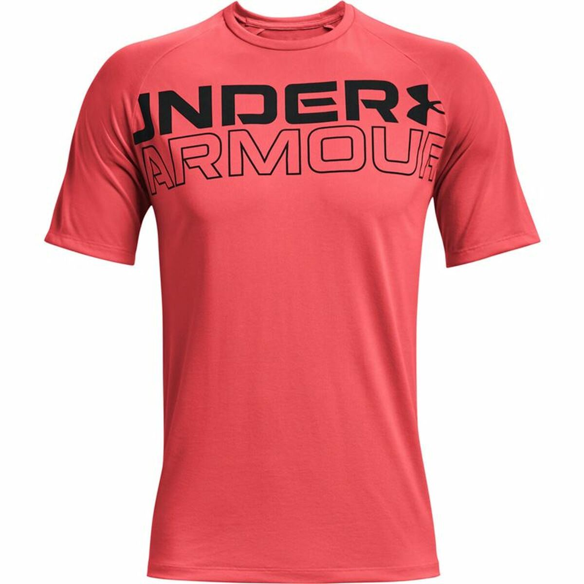 T-shirt med kortärm Herr Under Armour Tech 2.0 Röd - 6