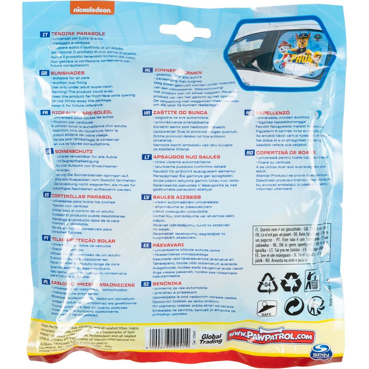 Sidosolskydd The Paw Patrol CZ10241 44 x 35 cm 2 Delar (2 antal) - 3